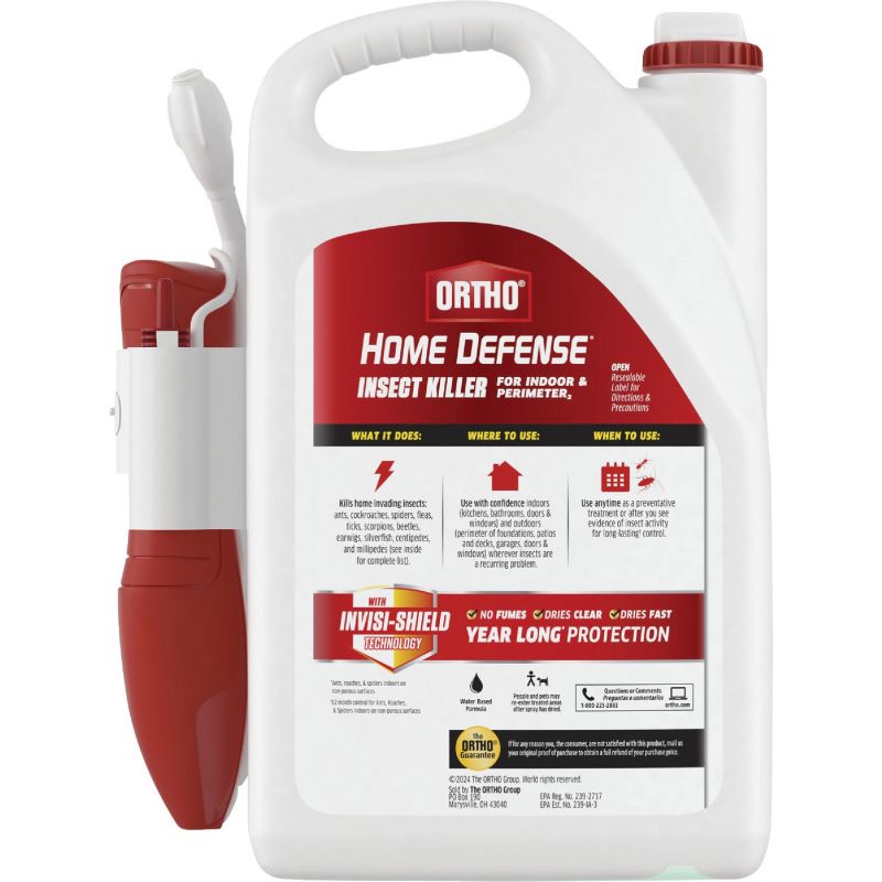 Ortho Home Defense Indoor &amp; Perimeter Insect Killer 1.1 Gal., Wand Sprayer