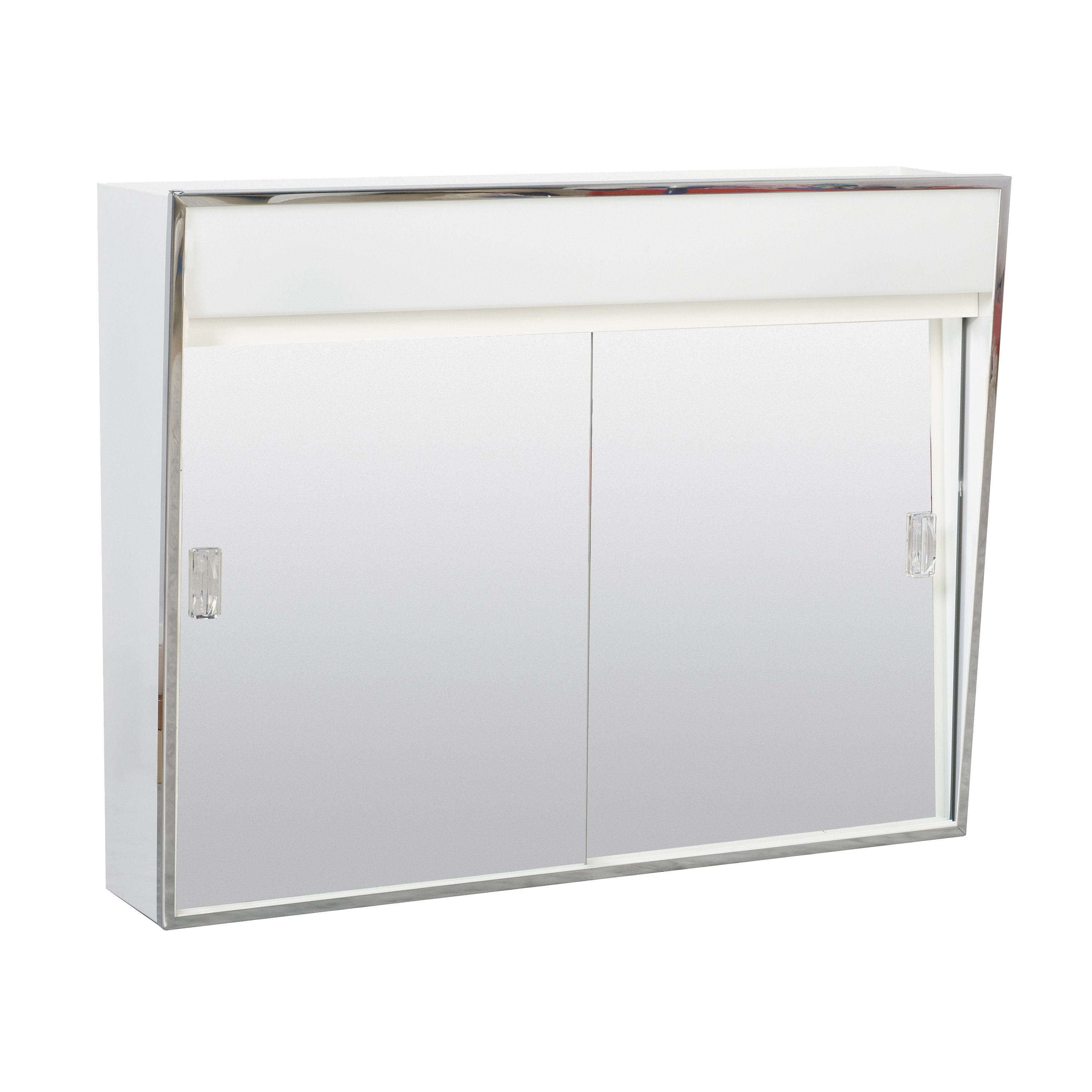 Buy Zenith W231 Medicine Cabinet, 16-3/8 in OAW, 5 in OAD, 22-3/8 in OAH,  Plastic, White, 2-Shelf, 1-Door White