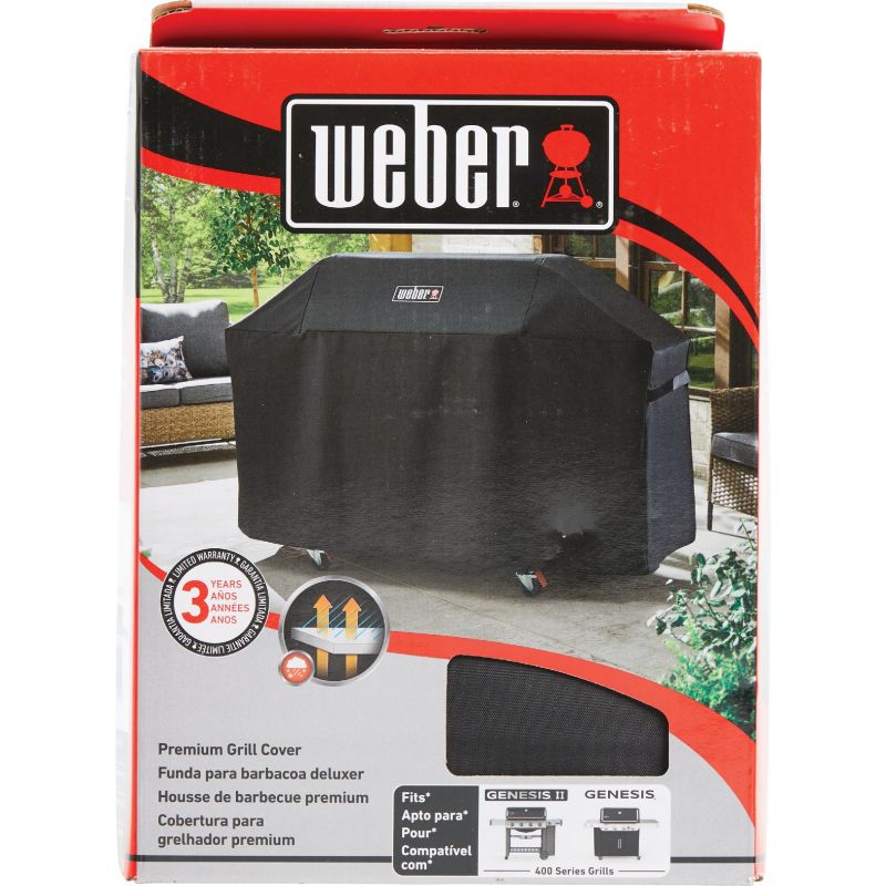 Weber Genesis 400 Series Grill Cover Black