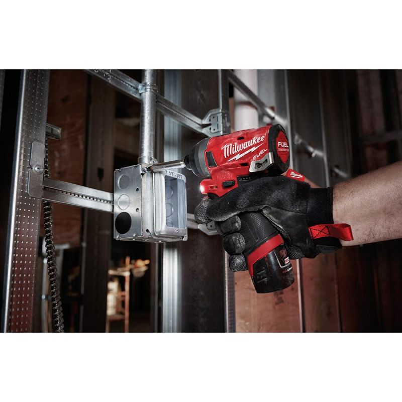 Milwaukee M12 FUEL Lithium-Ion Brushless Cordless Impact Driver - Bare Tool 1/4 In. Hex