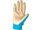 Wells Lamont HydraHyde Women&#039;s Adjustable Wrist Work Glove S, Tan &amp; Blue