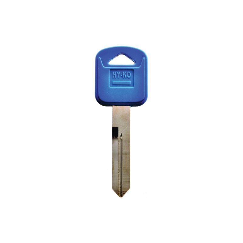 Hy-Ko 13005H75PB Key Blank, Brass/Plastic, Nickel, For: Ford Vehicle Locks (Pack of 5)