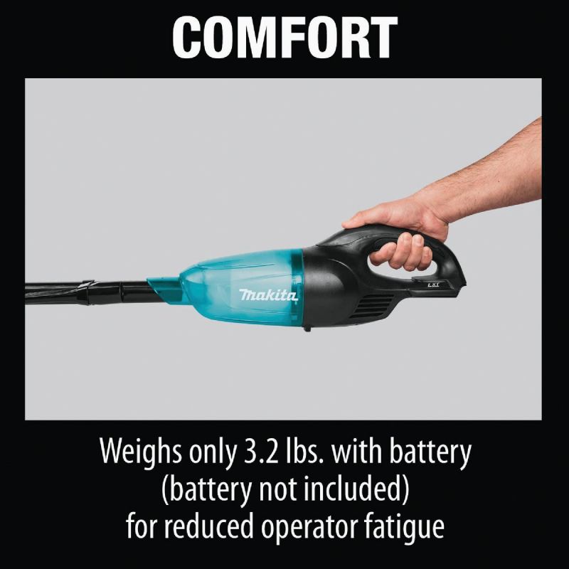 Makita 18V Cordless Bagless Compact Stick Vacuum Cleaner Black- Bare Tool
