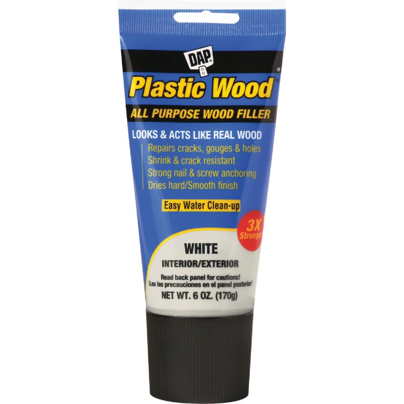 Dap Plastic Wood All Purpose Wood Filler 6 Oz., White