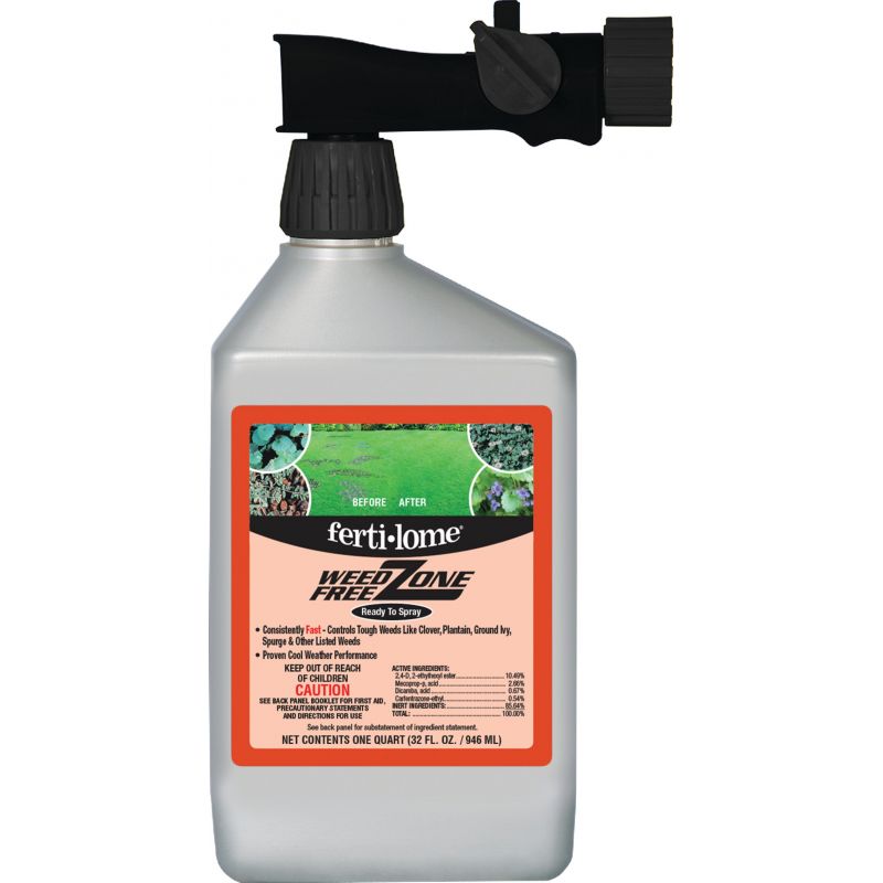 Ferti-lome Weed Free Zone Weed Killer 32 Oz., Hose End