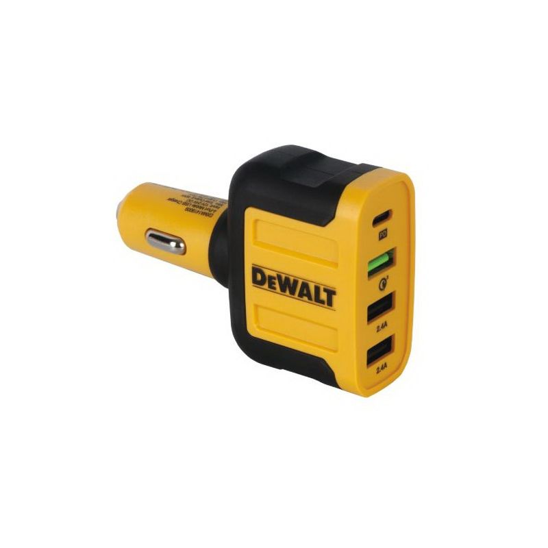 DeWALT 141 9009 DW2 USB Charger, 2.4 A Charge, Black Black