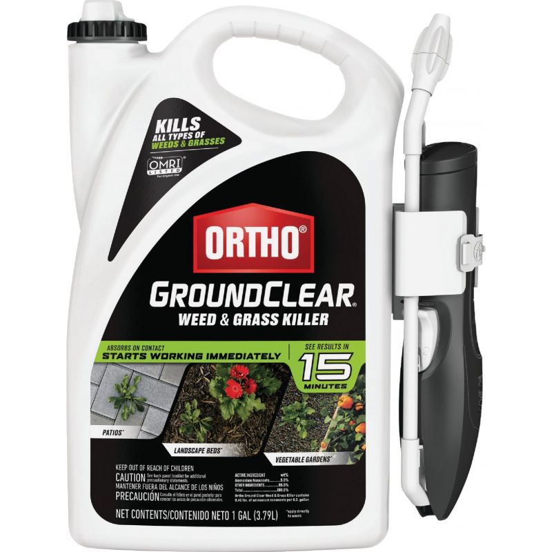 Ortho GroundClear Weed &amp; Grass Killer 1 Gal., Wand Sprayer