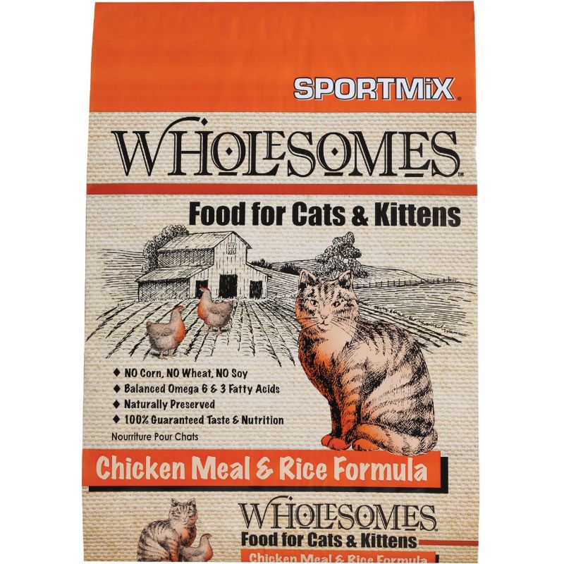 SportMix Wholesomes Dry Cat Food 15 Lb.