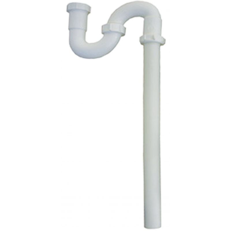 Lasco White Plastic S-Trap Slip Joint Connection 1-1/2 In. OD