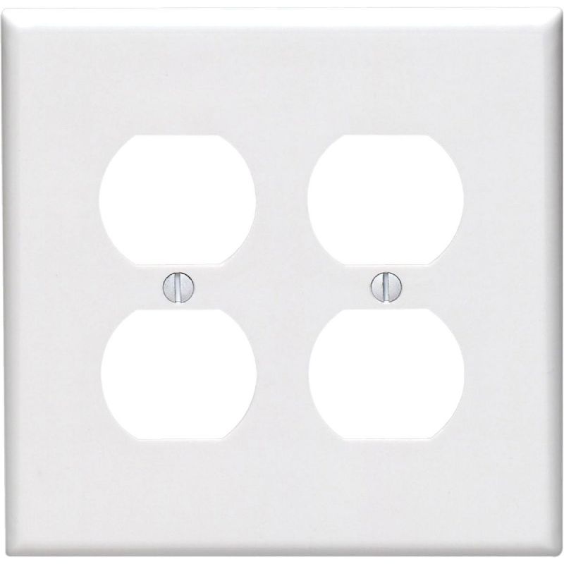 Leviton Mid-Way Outlet Wall Plate White