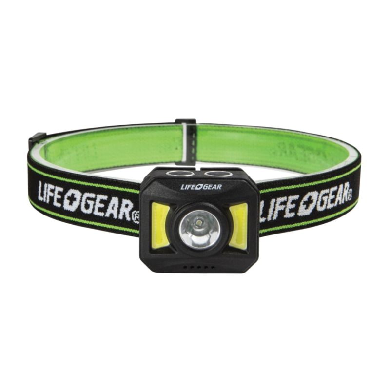 Life+Gear 41-3919 USB Rechargeable Headlamp, 850 mAh, Lithium-Ion, Rechargeable Battery, COB LED Lamp, 300