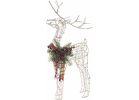 Alpine Standing Christmas Reindeer LED Lighted Decoration