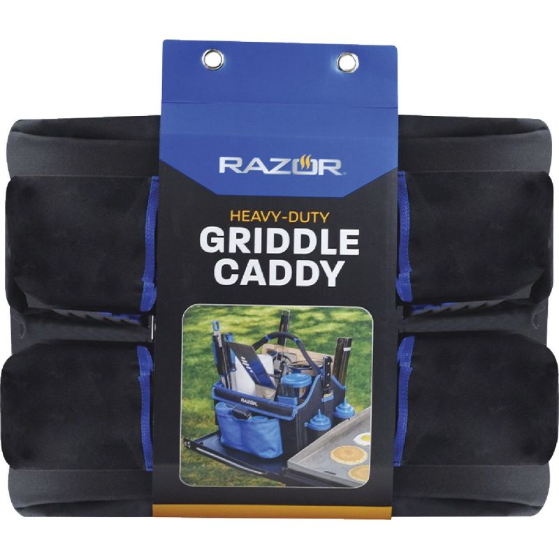 Mr. Bar-B-Q Razor Griddle Caddy Black (Pack of 2)