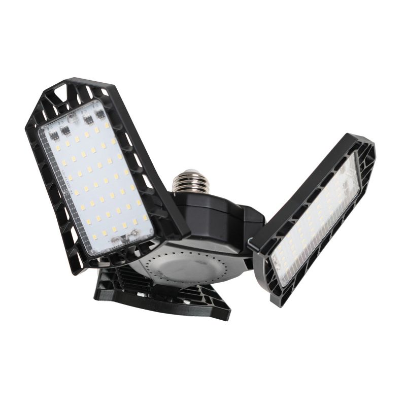 PowerZone GT-BU-G100A LED Panel Bulb, Medium E26, 500 W Equivalent, LED Lamp Base, Daylight Light