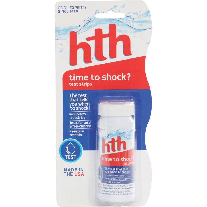 HTH Shock Pool Chemical Test Strips