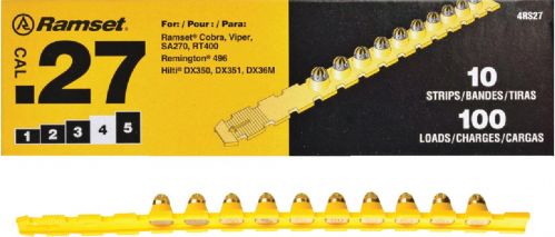 Ramset 4Rs27 .27 Cal Tellow Strip Fastener Load 1000 Loads Per Package