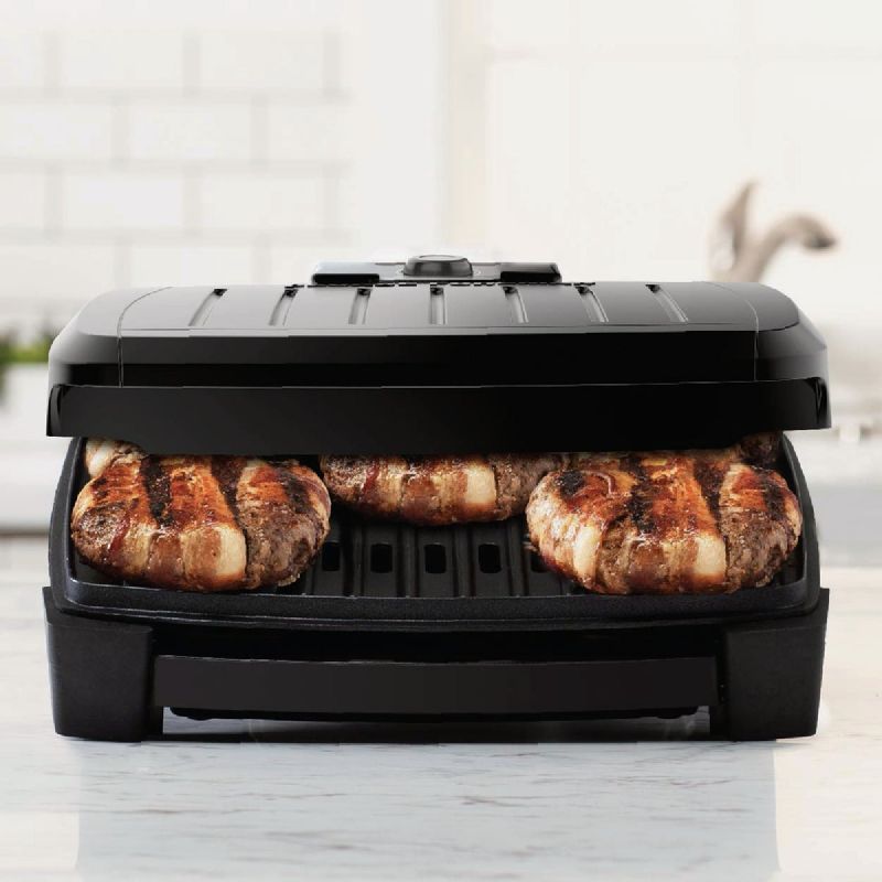 George Foreman Submersible Electric Grill Black