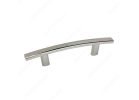 Richelieu BP65076180 Drawer Pull, 5-5/16 in L Handle, 1-1/16 in Projection, Metal, Polished Nickel Gray, Transitional
