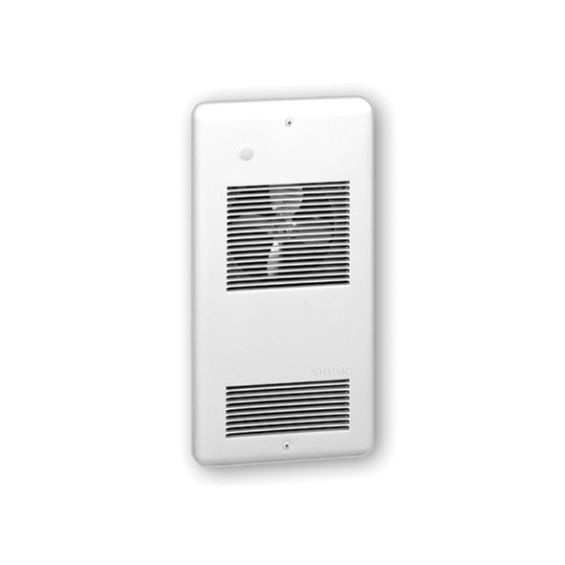 Stelpro Pulsair RWF Series RWF1502W Wall Fan Heater, 240/208 V, Up to 200 sq-ft Heating Area, 75 cfm Air, White White