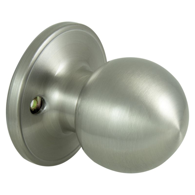 ProSource Dummy Knob, T3 Design, 1-3/8 to 1-3/4 in Thick Door, Stainless Steel, 65.7 mm Rose/Base
