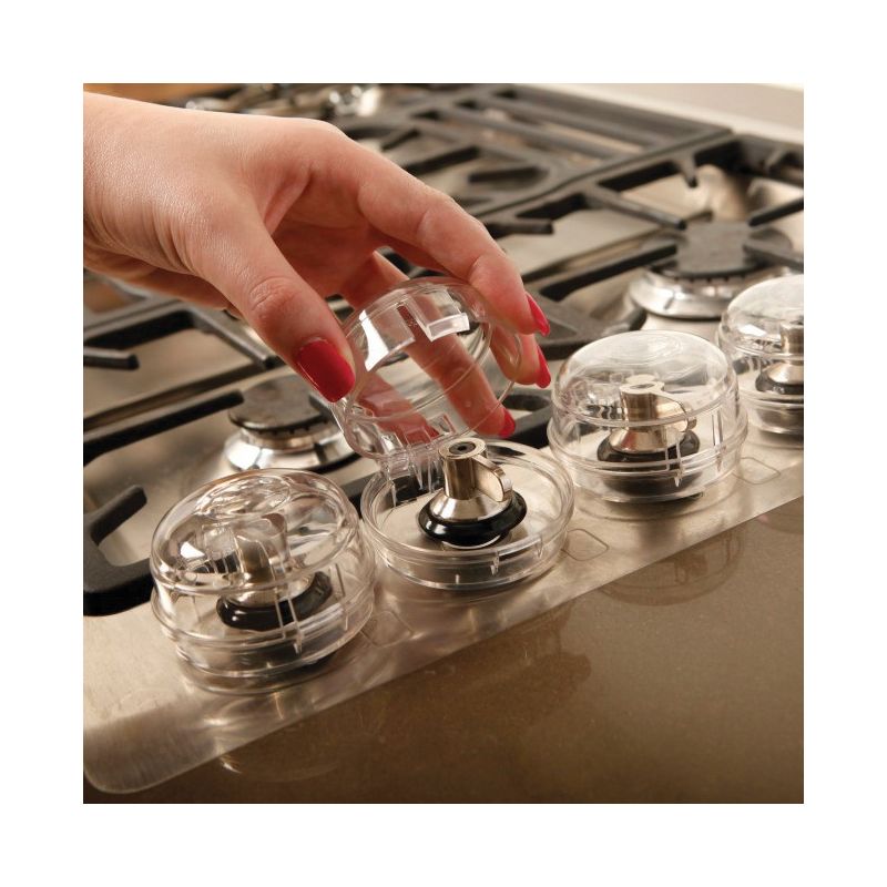 Dreambaby L730A Stove Knob Cover, Plastic, Clear Clear