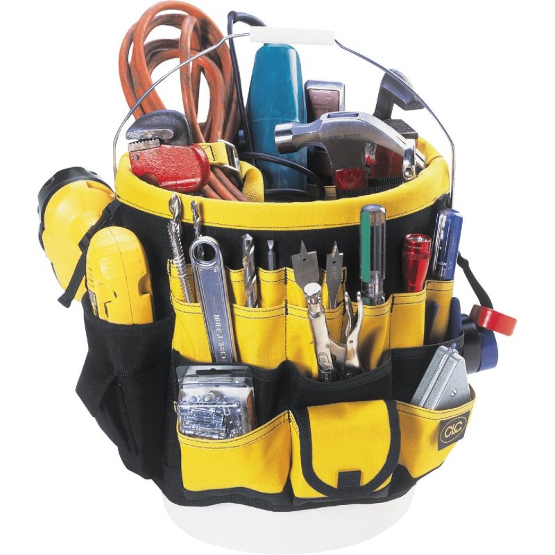 CLC Top-of-the-Line Tool Bucket Organizer Black/Yellow