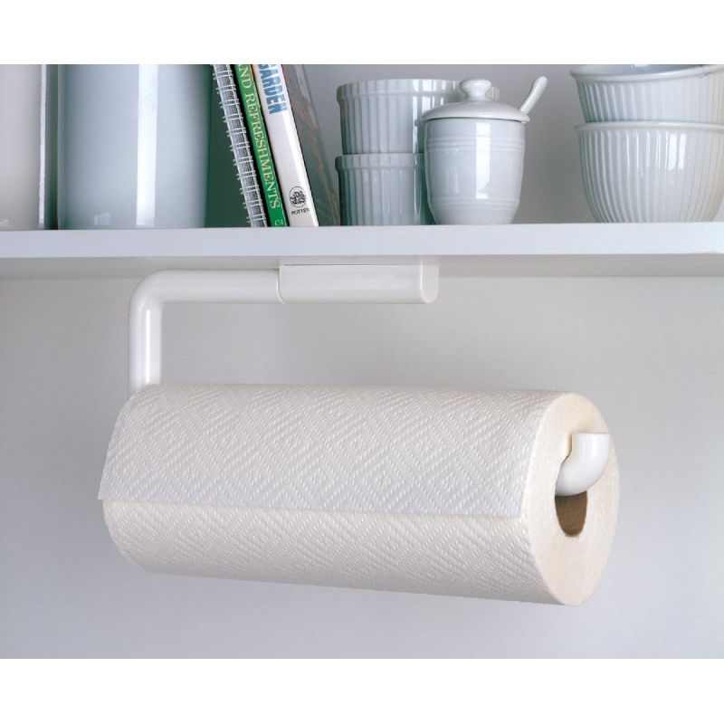 iDesign Paper Towel Holder White