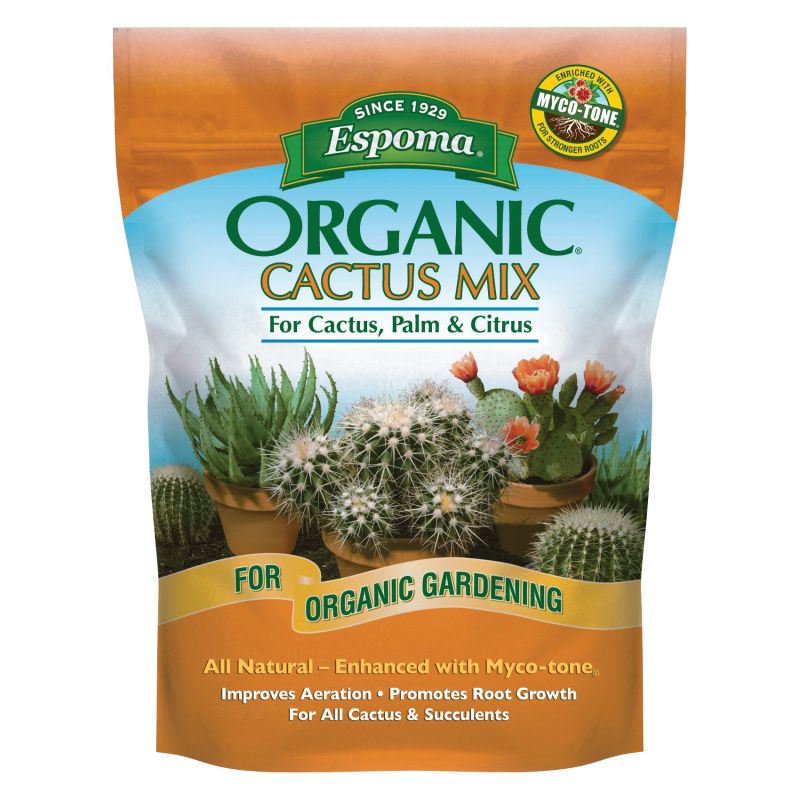 Espoma CA4 Organic Cactus Mix Potting Soil Mix, 4 qt, Bag