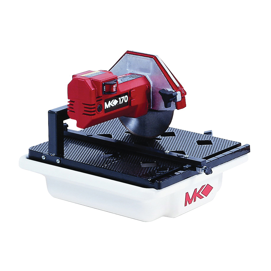 Buy MK 157222 Tile Saw, 120 V, A, in Dia Blade, 12 in Cutting Capacity  Red