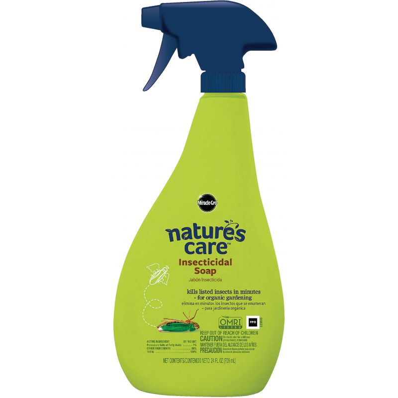 Miracle-Gro Nature&#039;s Care Insecticidal Soap Insect Killer 24 Oz., Trigger Spray