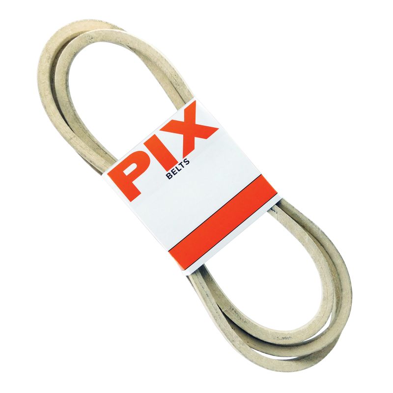 PIX P-9540280 Replacement V-Belt, 5/8 in W, White, 36 in, 38 in, 42 in, 46 in, 50 in Deck White