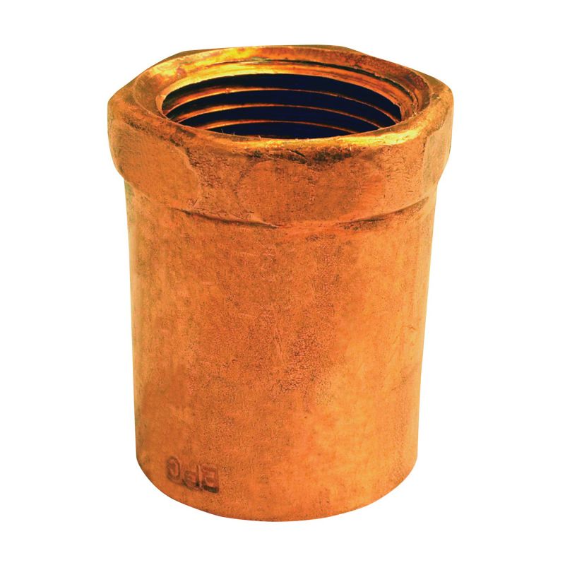 Elkhart Products 103 Series 30150 Pipe Adapter, 3/4 in, Sweat x FNPT, Copper