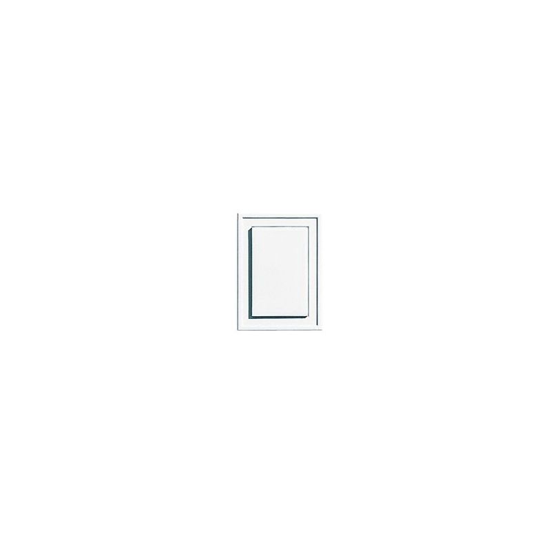 Builders Edge 130030002001 Mounting Block, 6-5/16 in L, 4-1/2 in W, White White