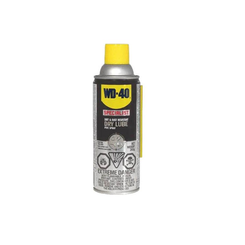 WD-40 01209 Dry Lubricant, 283 g, Aerosol Can, Liquid Clear