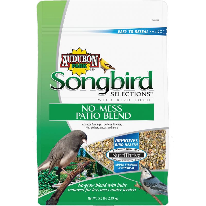 Audubon Park Songbird Selections No-Mess Patio Blend Wild Bird Seed