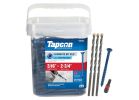 Tapcon 28565 Concrete Screw Anchor, 3/16 in Dia, 2-3/4 in L, Steel, Climaseal Blue