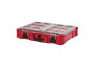 Milwaukee 48-22-8430 Organizer, 75 lb Capacity, 19.76 in L, 15 in W, 4.61 in H, 10-Compartment, Plastic, Red 75 Lb, Red