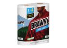Brawny Pick-A-Size 44375 Paper Towel, 5-1/2 in L, 11 in W, 2-Ply, 2/PK White
