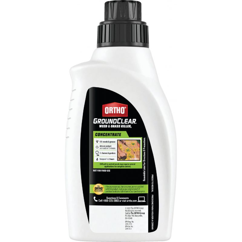 Ortho GroundClear Weed &amp; Grass Killer 32 Oz., Pourable