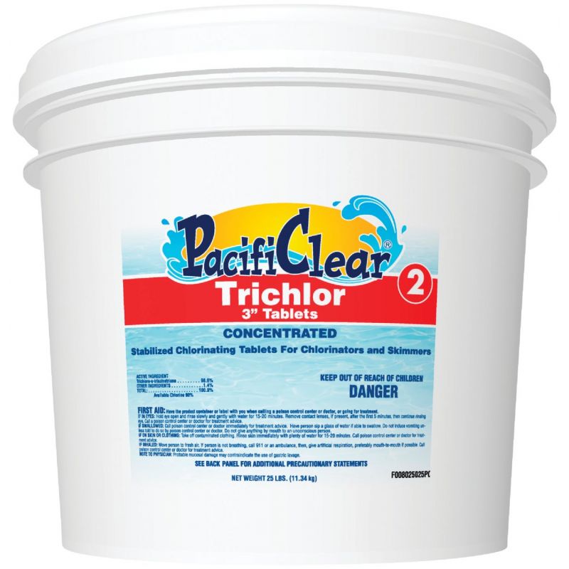 PacifiClear 3 In. Trichlor Chlorine Tablet 25 Lb.