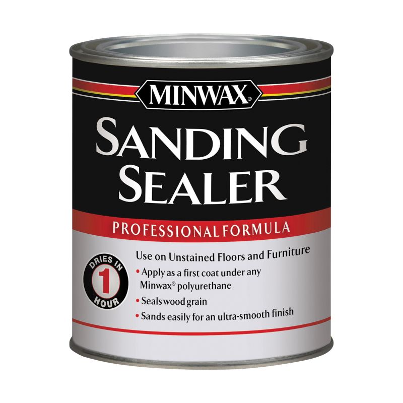 Minwax 657000000 Sanding Sealer, Cream, Liquid, 1 qt, Can Cream