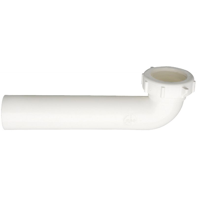 White Plastic Slip-Joint Waste Arm 1-1/2 In. X 15 In.