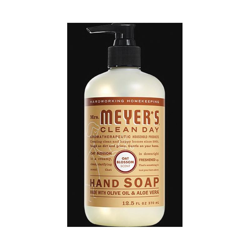 Mrs. Meyer&#039;s 11329 Hand Soap, Liquid, Oat Blossom, 12.5 fl-oz Bottle
