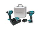 Makita CT232RX Combination Tool Kit, Battery Included, 2 Ah, 12 V, Lithium-Ion Teal