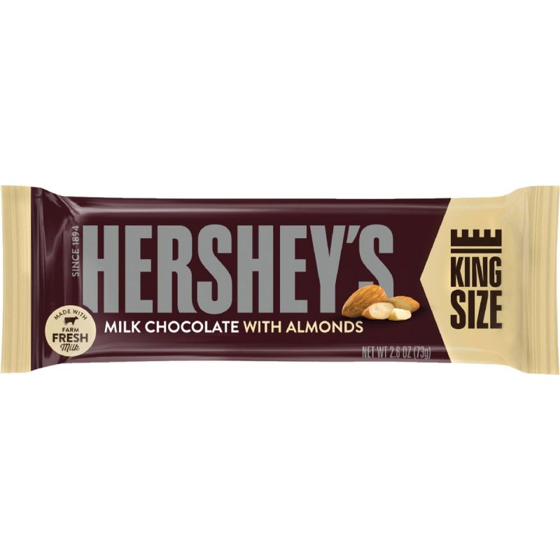 Hershey&#039;s Milk Chocolate With Almonds Candy Bar (Pack of 18)
