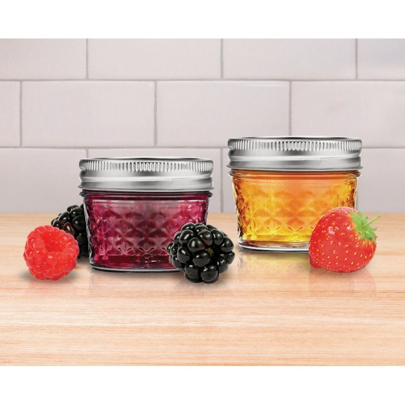 Country Classics Quilted Jelly Jar 0.25 Pt.