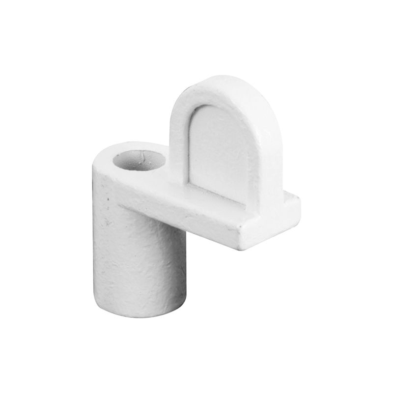 Make-2-Fit PL7893 Window Screen Clip with Screw, Alloy, Painted, White, 12/PK White