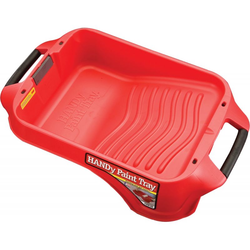 HANDy Paint Tray With Handles 1 Gal., Red