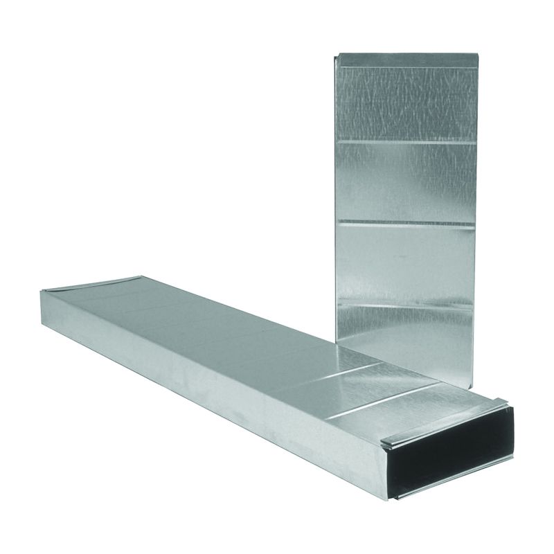 Imperial GV0213 Stack Duct, 24 in L, 10 in W, 3-1/4 in H, 30 Gauge, Galvanized Steel