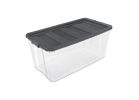 Sterilite 14793V03 Stacker Box, 200 qt, Plastic, Gray Gray